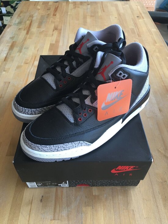Jordan Other - Air Jordan 3 "Black Cement" DN3707-010 Sz 9.5